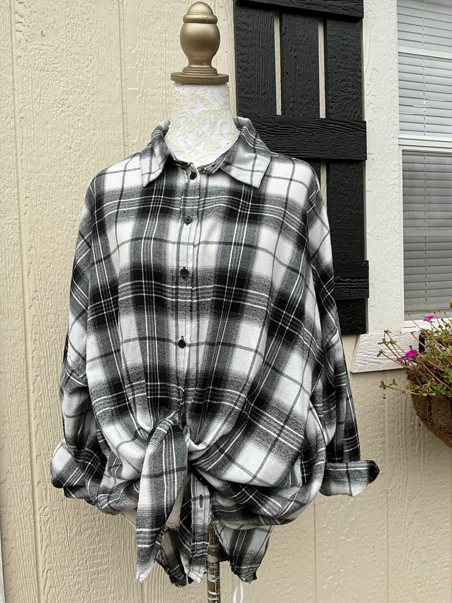 Animal Print Whiskey In A Teacup Flannel
