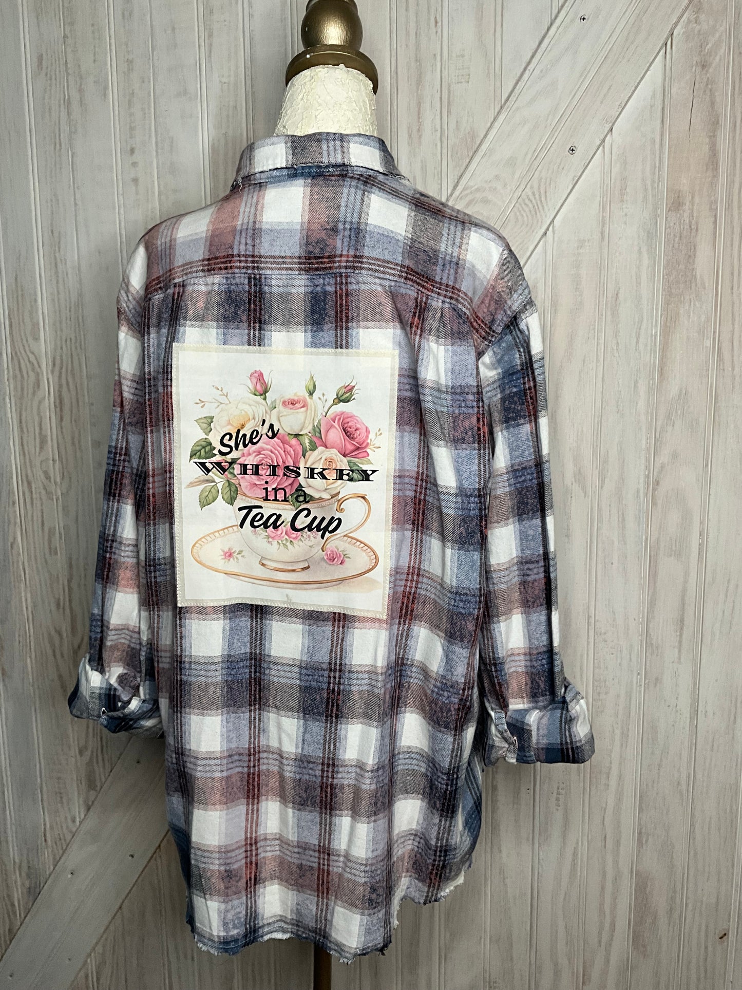 Whiskey In A Teacup Flannel