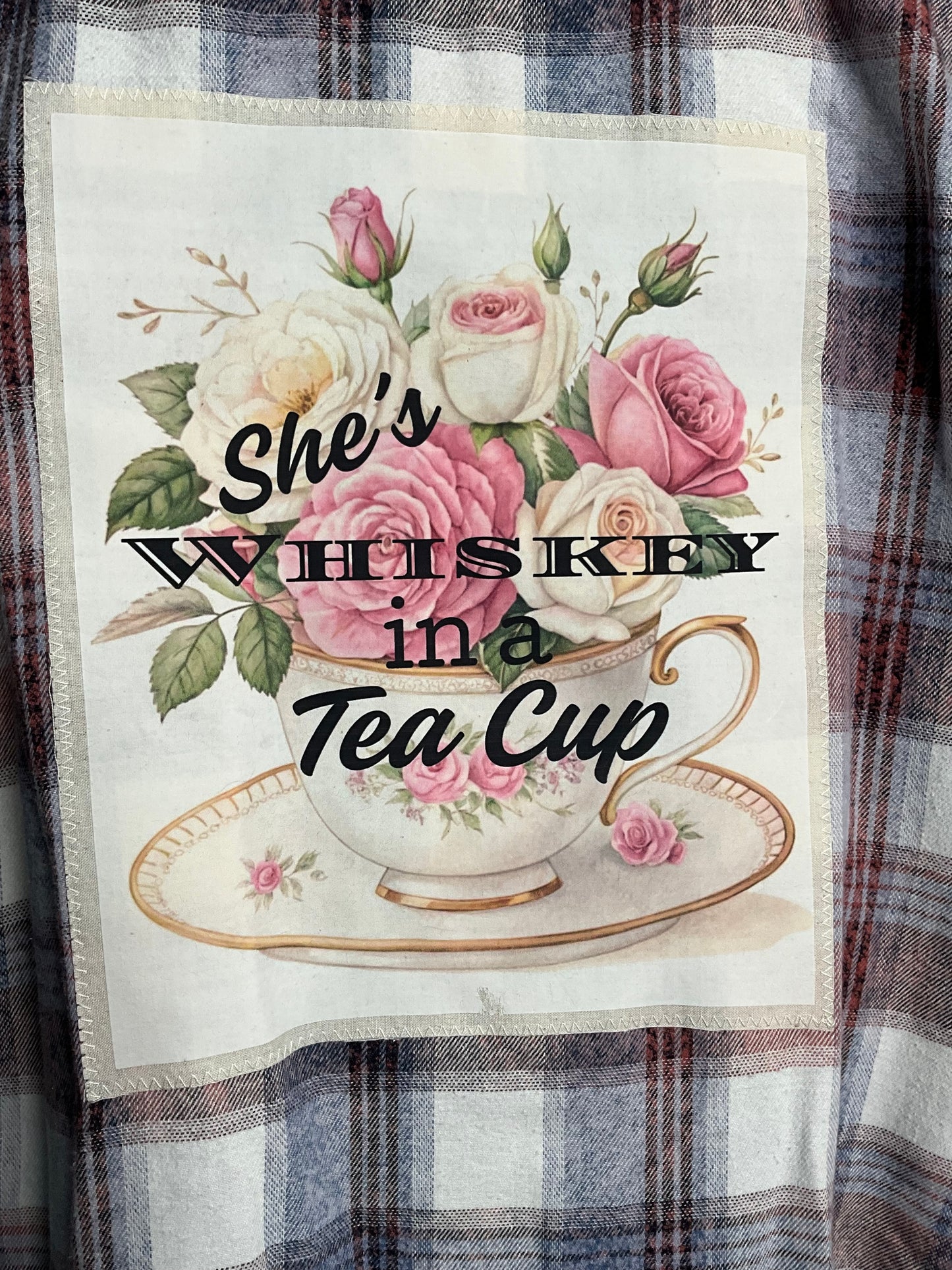 Whiskey In A Teacup Flannel
