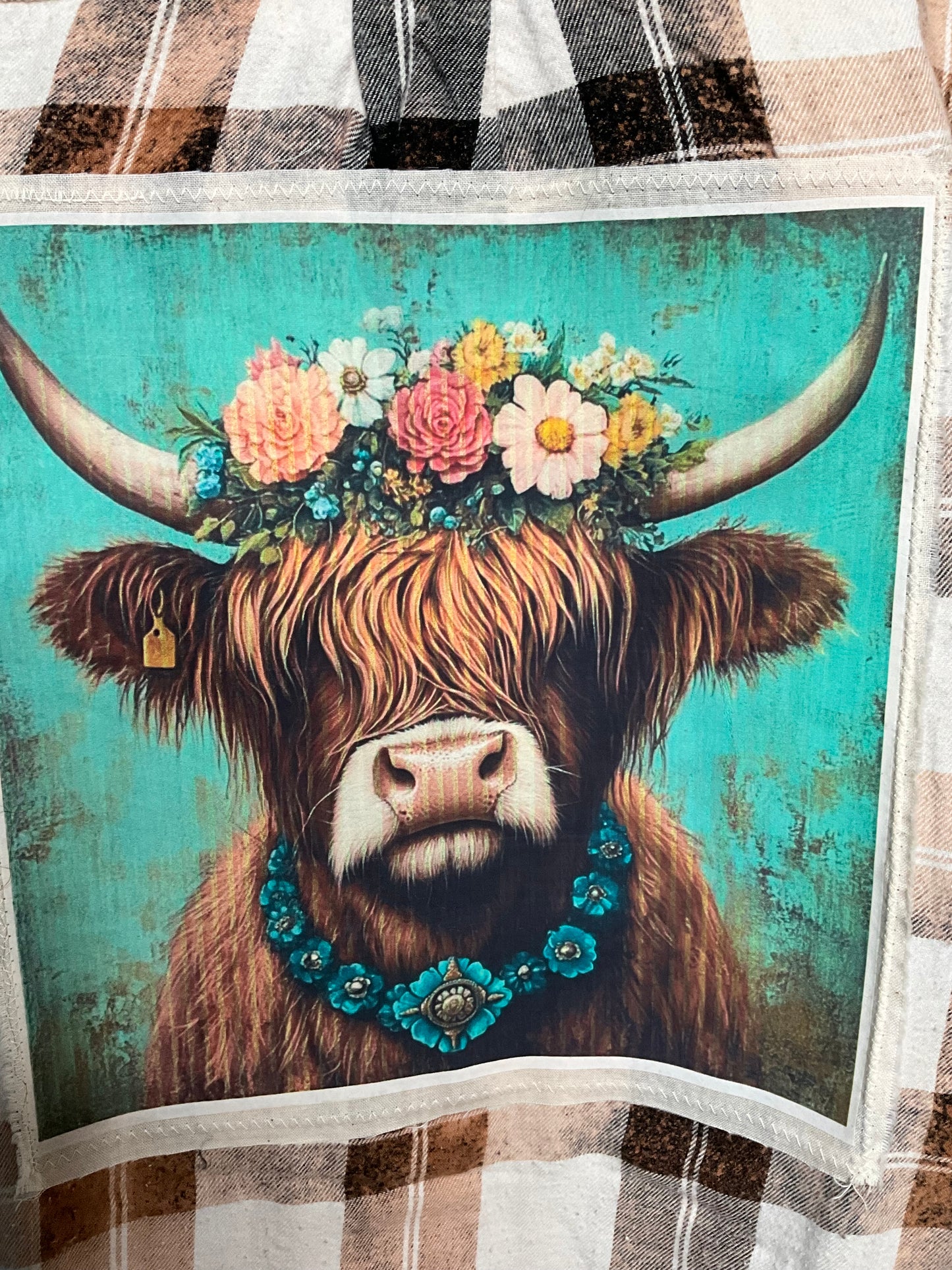 Highland Cow Flannel
