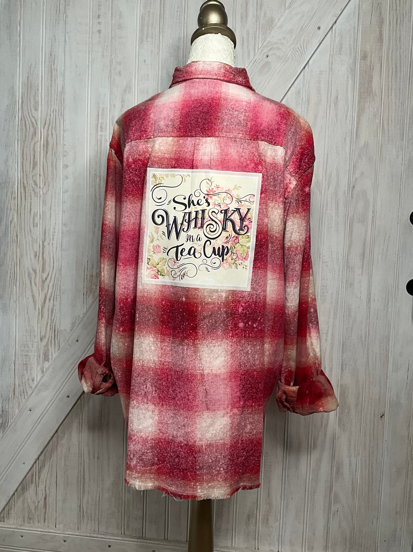 Amber Whiskey In a Teacup Flannel