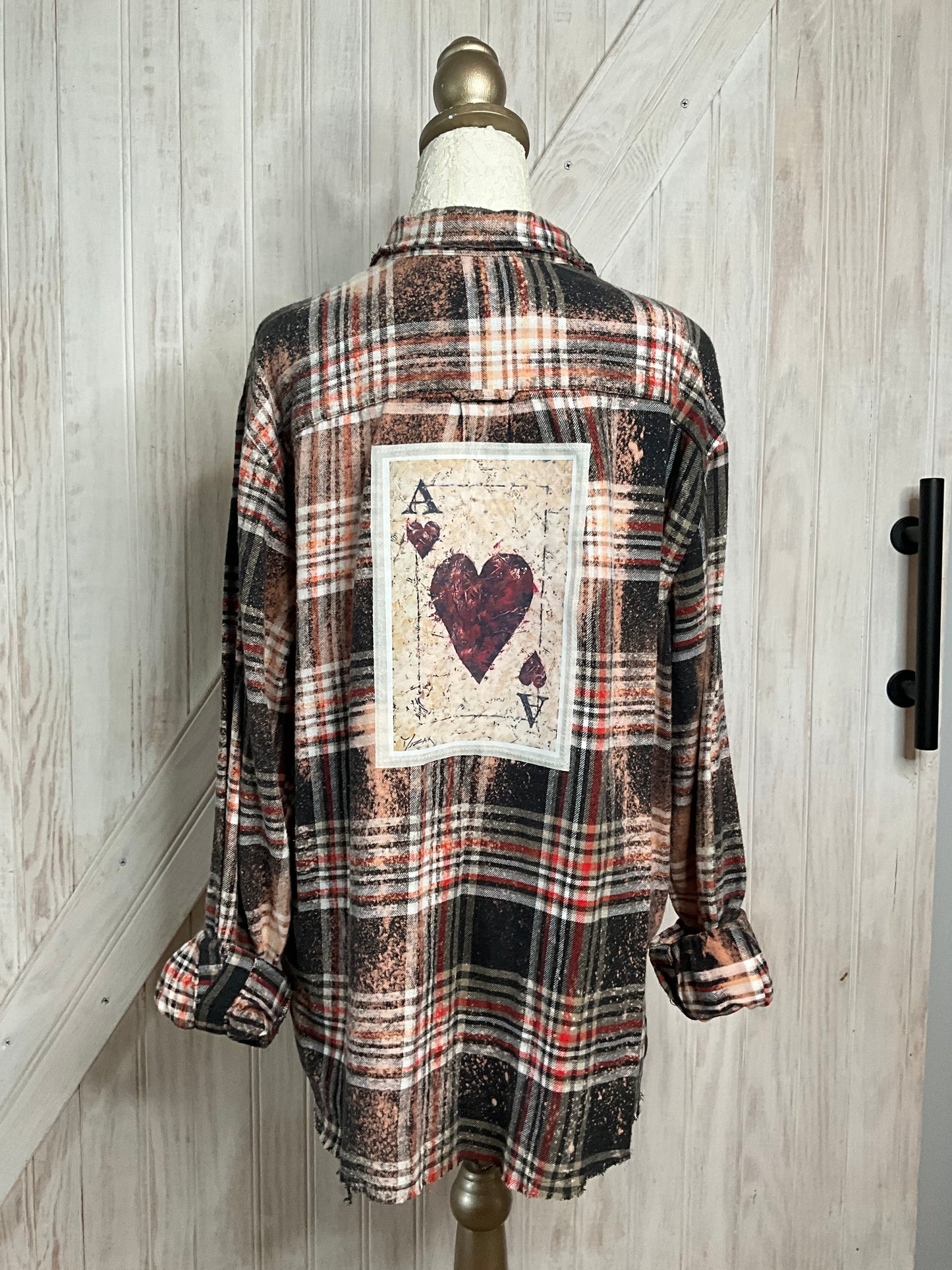 Ace Of Hearts Flannel