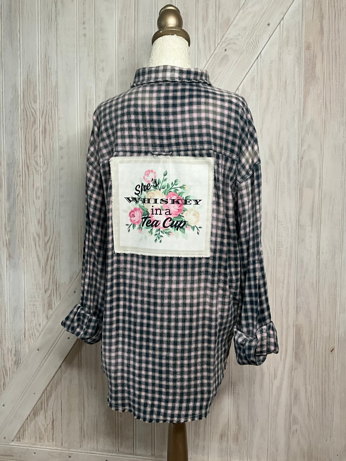 Whiskey In A Teacup Flannel