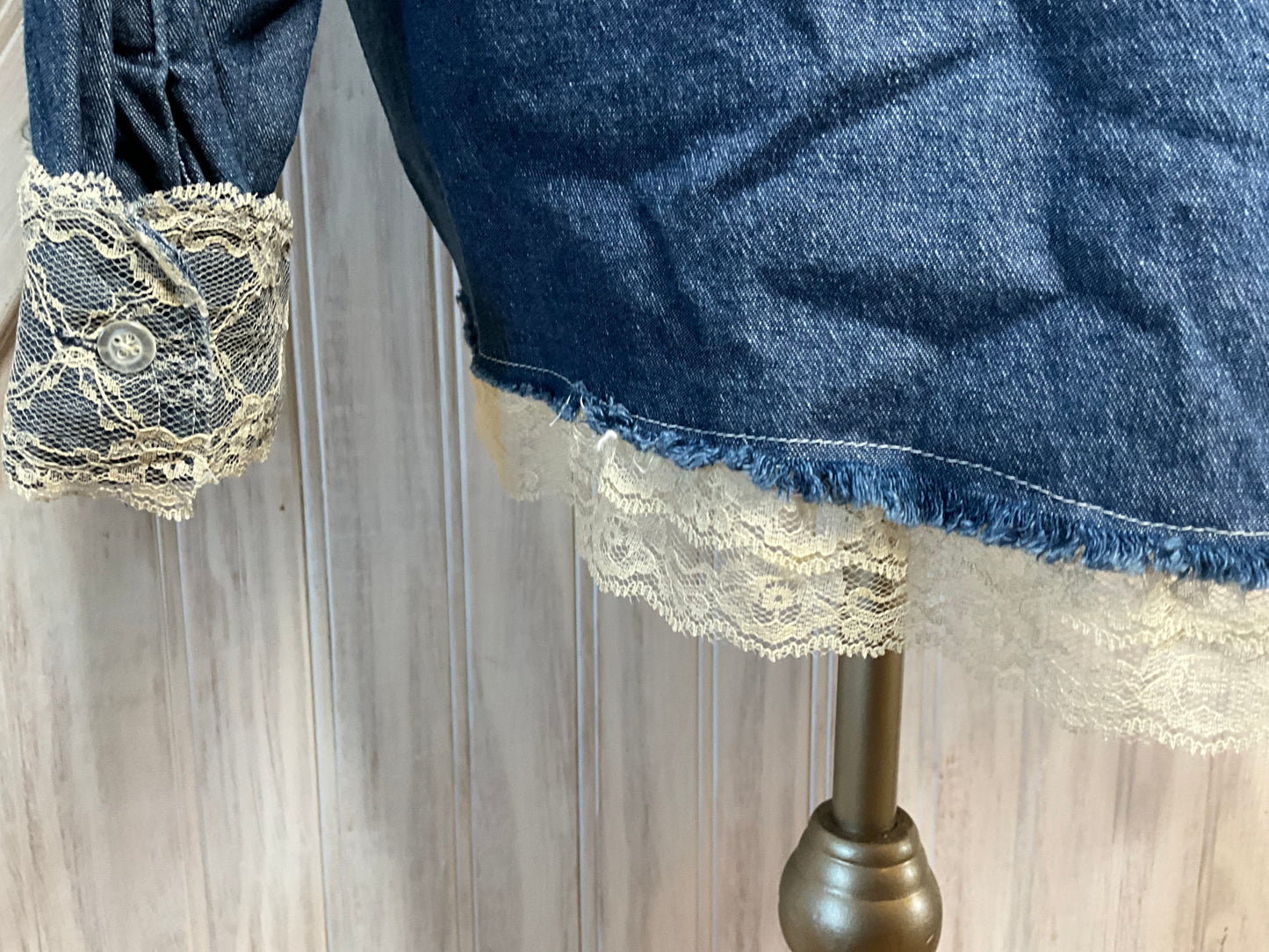 Denim & Lace Shirt
