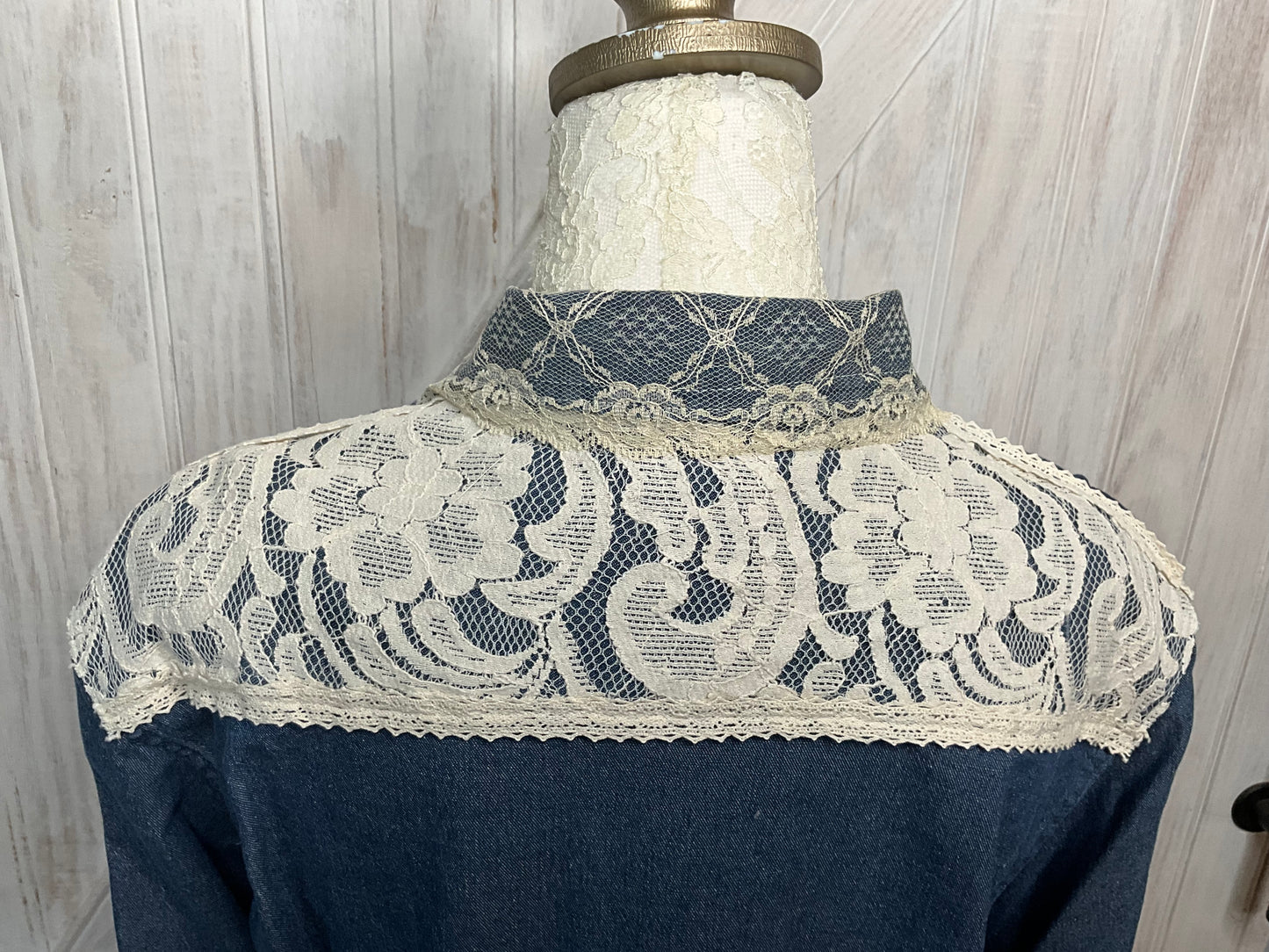 Denim & Lace Shirt