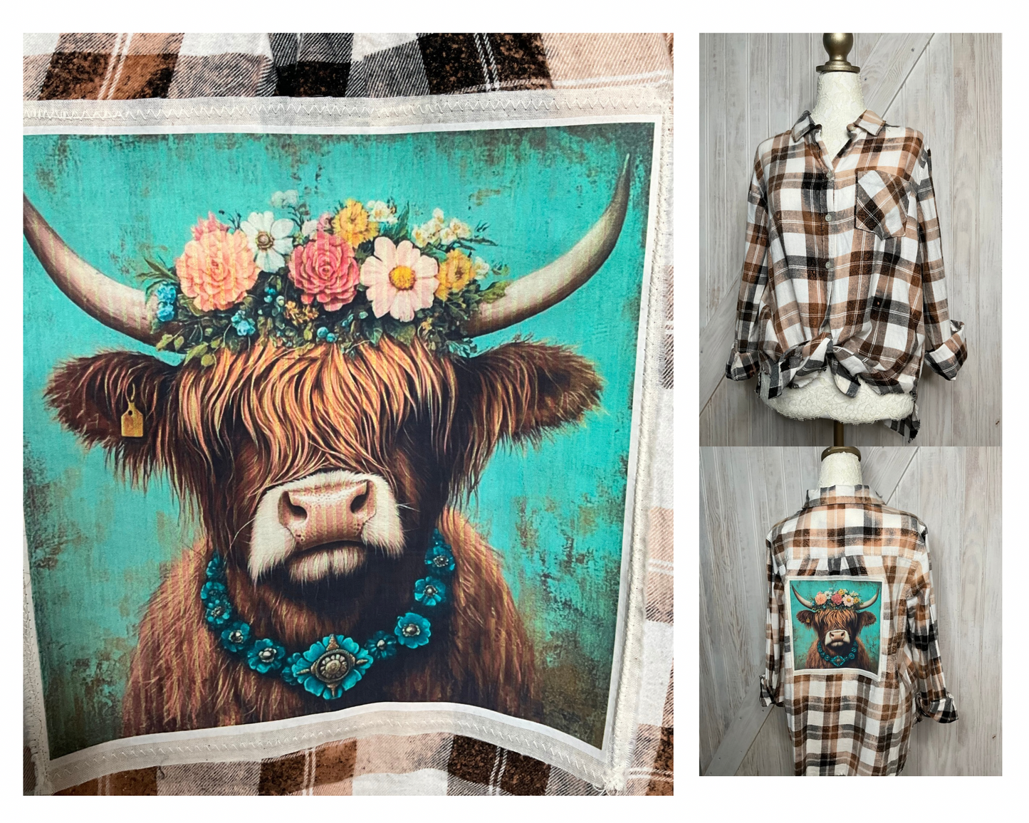 Highland Cow Flannel