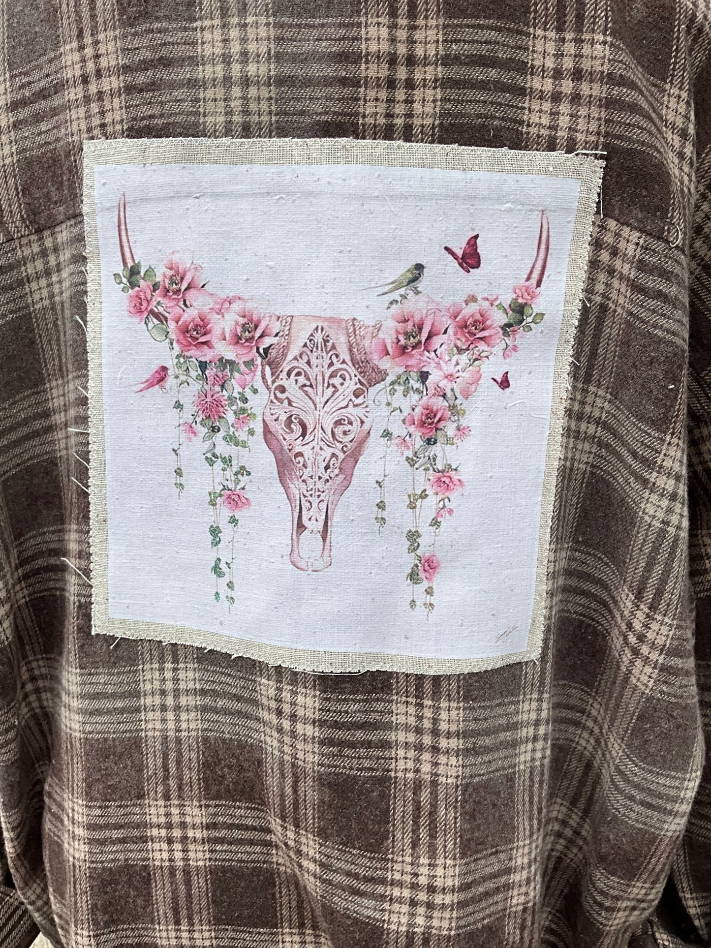 Roses & Steers Flannel