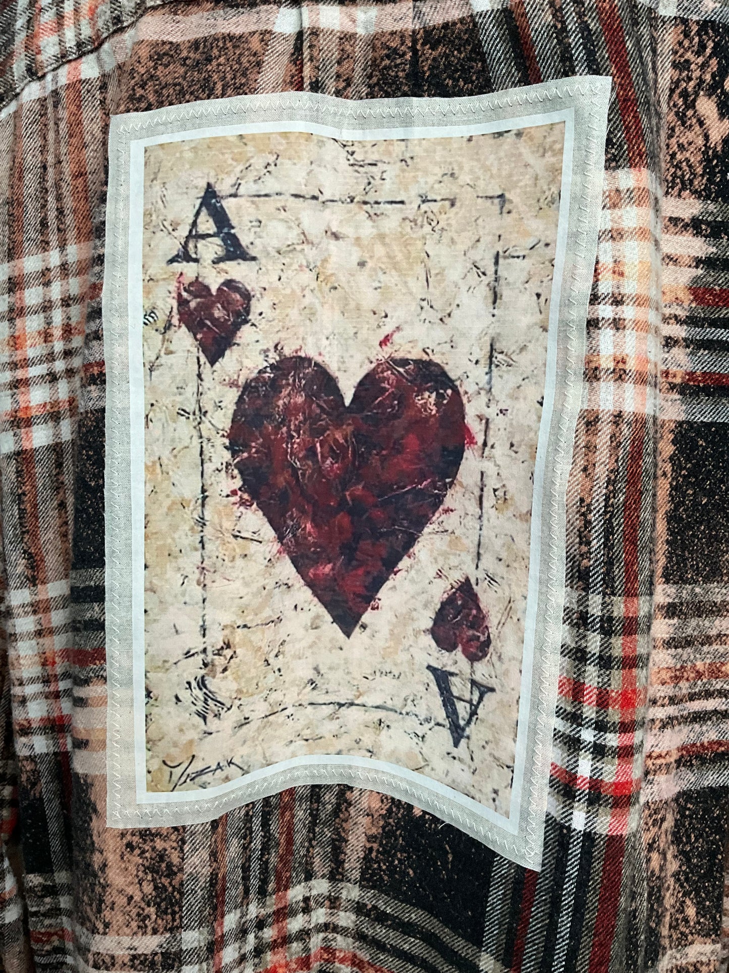 Ace Of Hearts Flannel