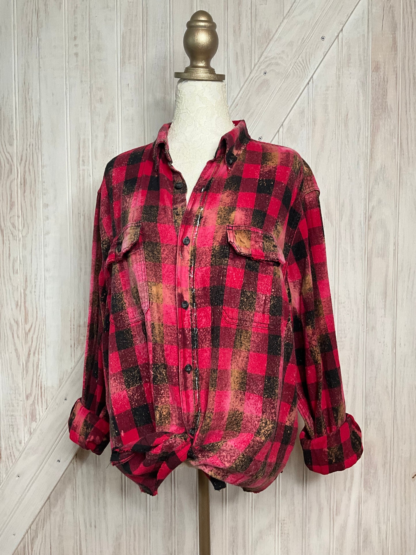 Turquoise Cross Flannel