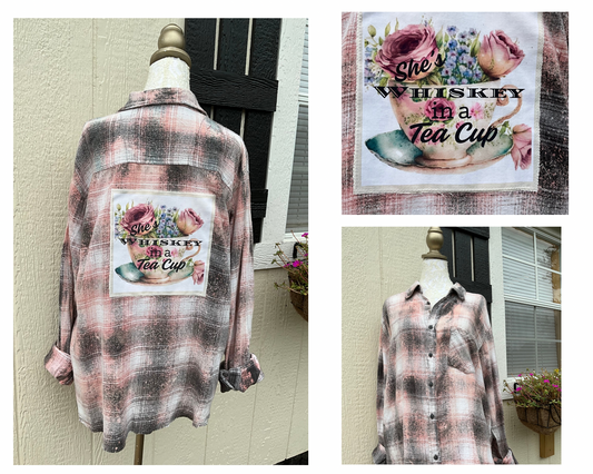 Whiskey In a Teacup Flannel
