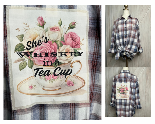 Whiskey In A Teacup Flannel
